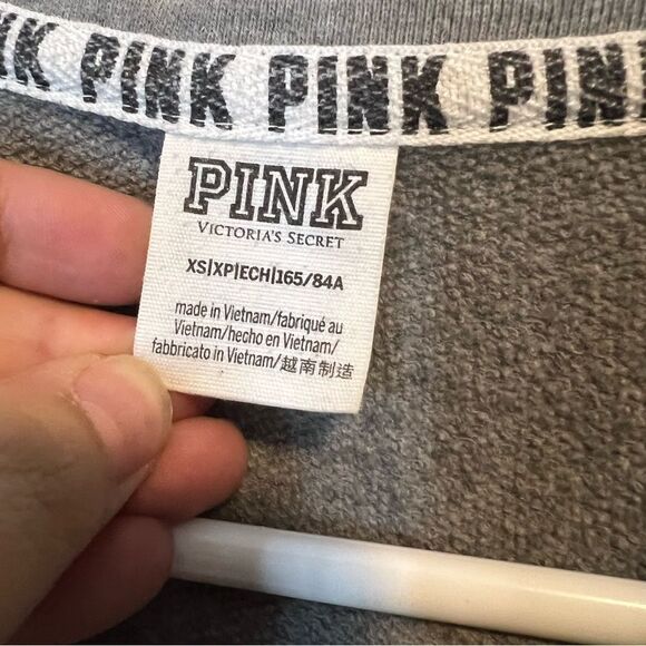 PINK Victoria Secret Quarter Zip Sweatshirt size XS - Picture 7 of 7